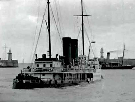 11 februari 1929 - De Ville de Liège gezonken in Dover.